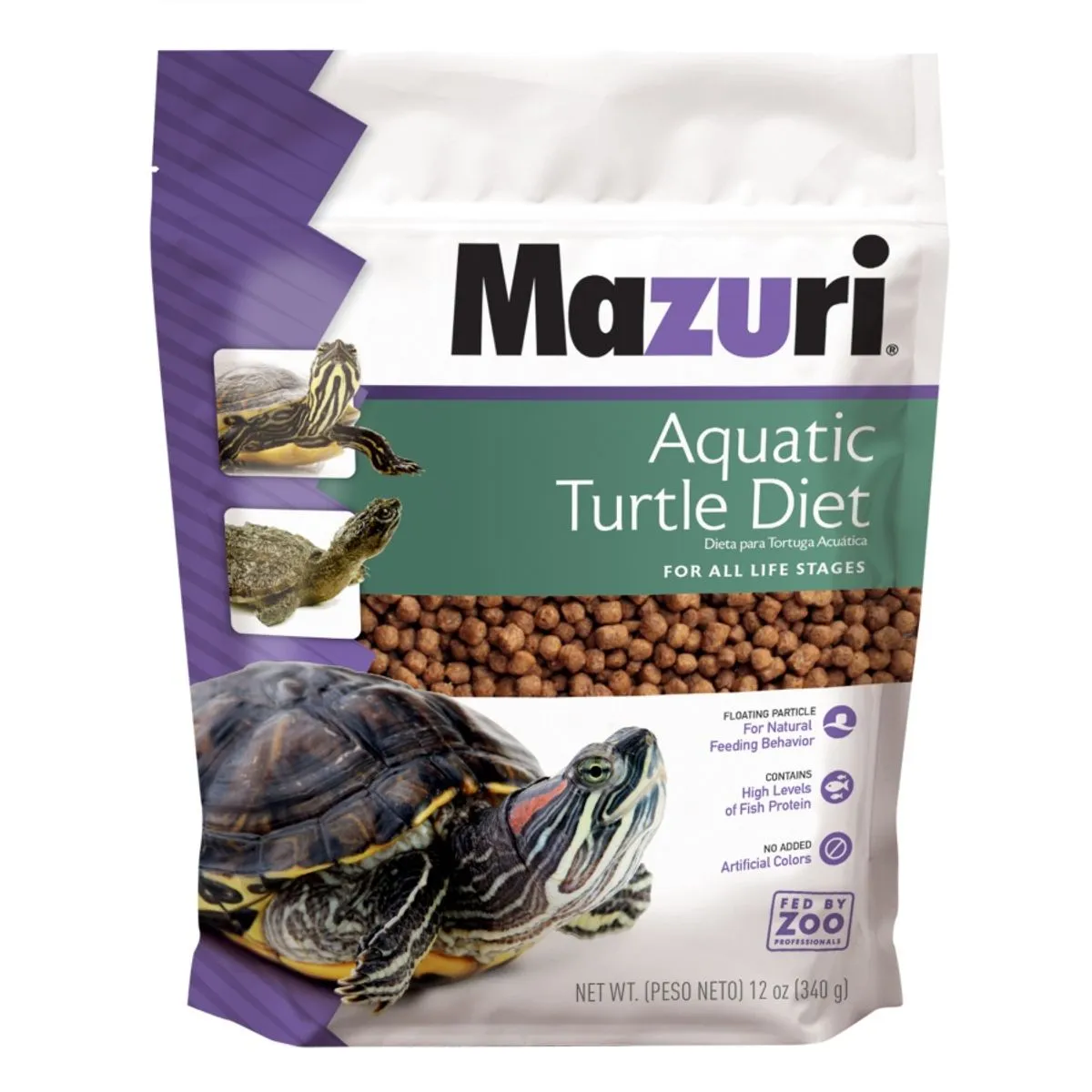Mazuri Tortuga Acuatica 340 Gr