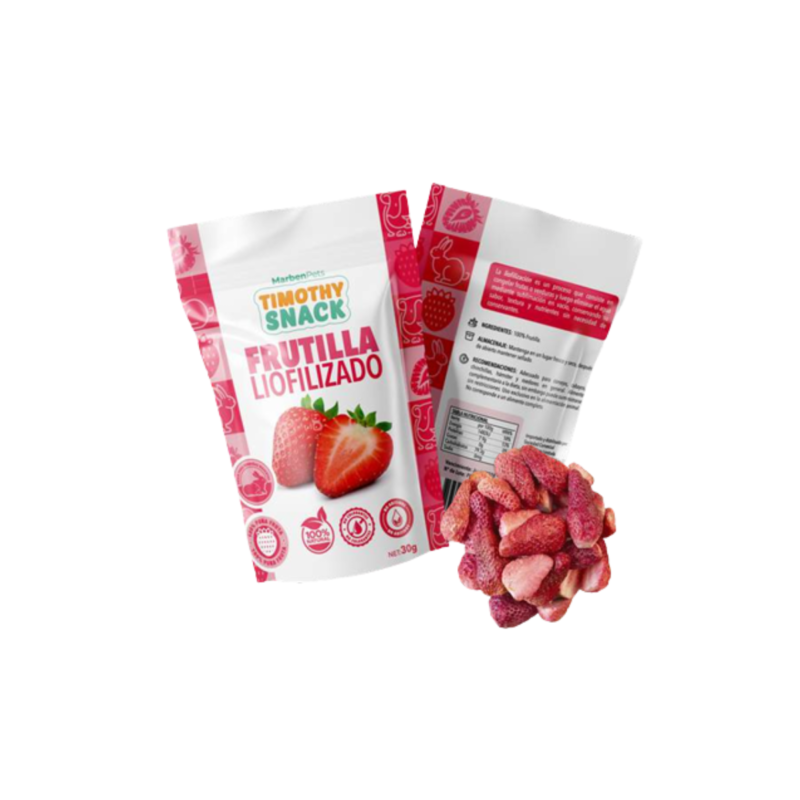 Frutilla Liofilizada Timothy Snacks 30 g