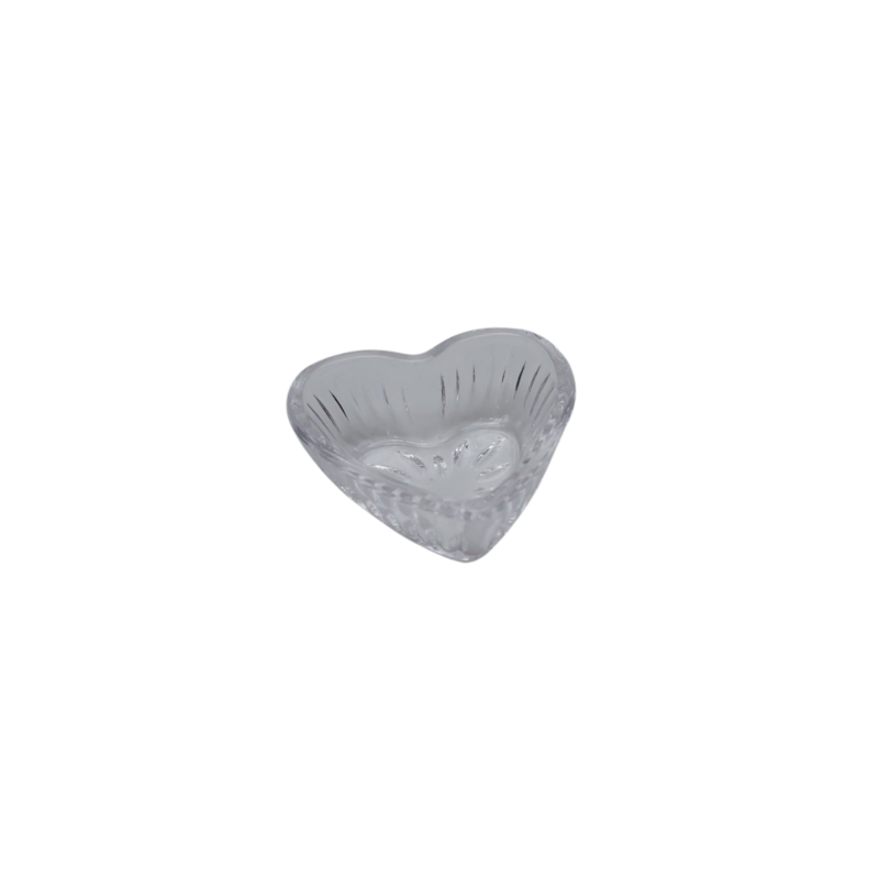 Plato Corazón Vidrio