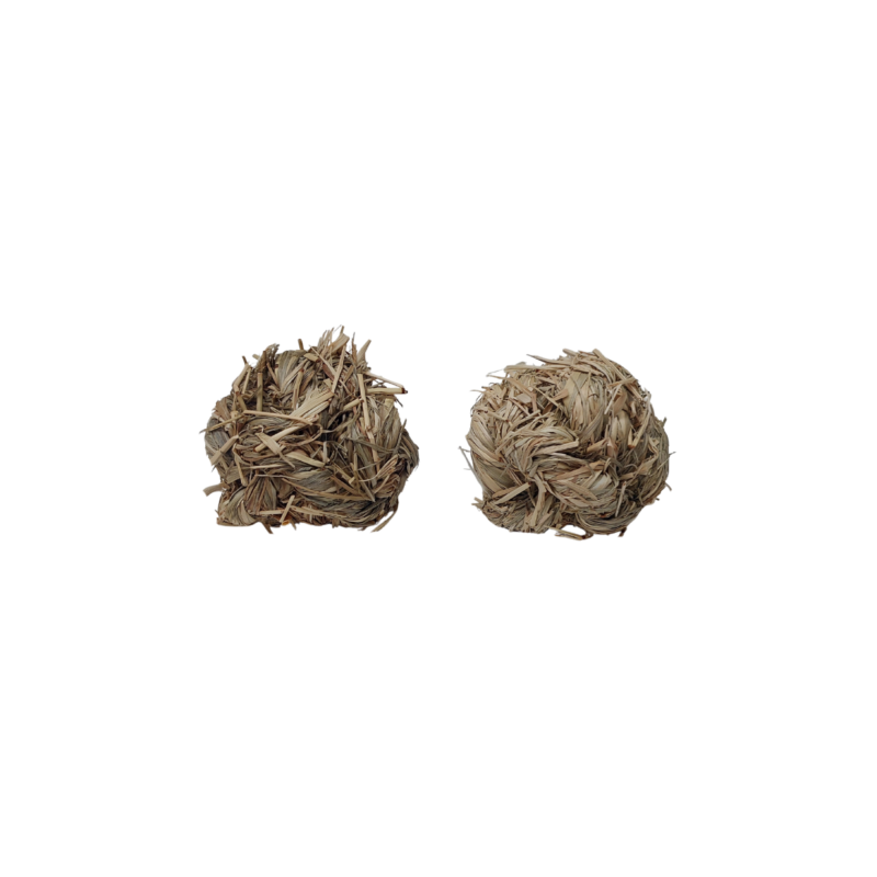 Bolas de Hierba Trenzada